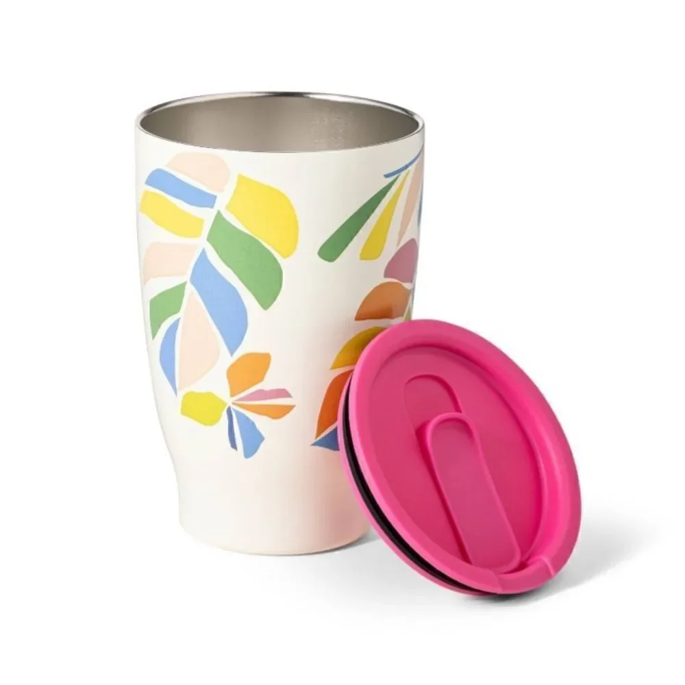 Tabitha  Brown Pastel Palm Steel Wine Tumbler